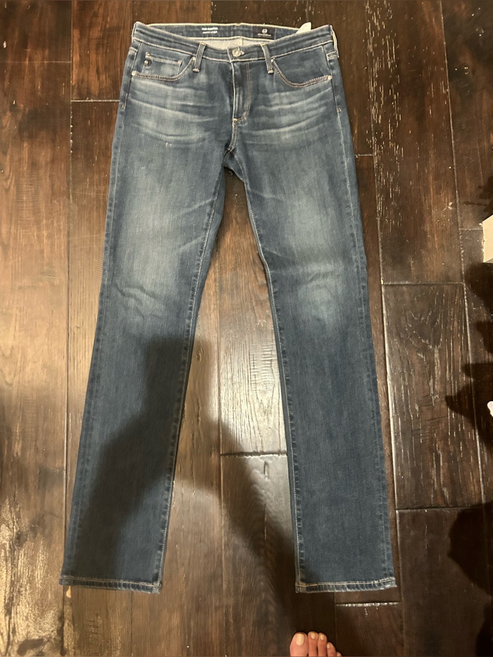 Women’s boot cut Blue Denim Jeans - Classic Straight Fit